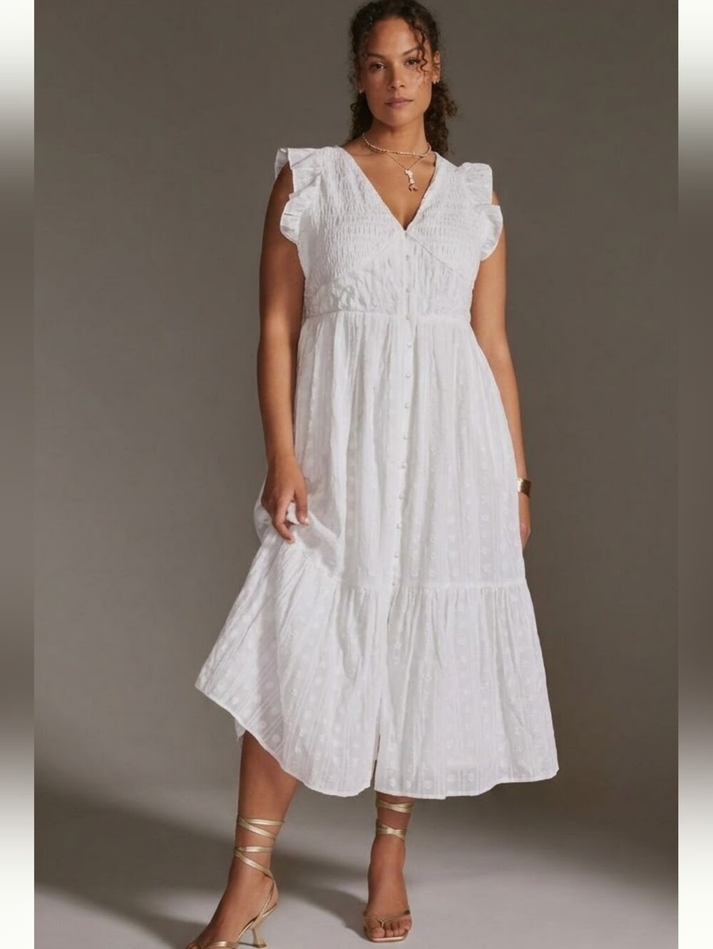 Anthropologie Peregrine Midi Dress
